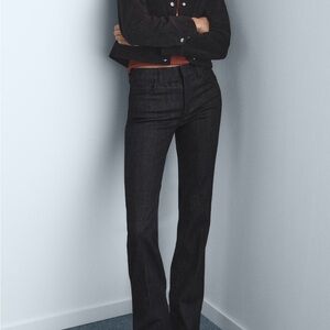 Mango Black Flare Women's Jeans